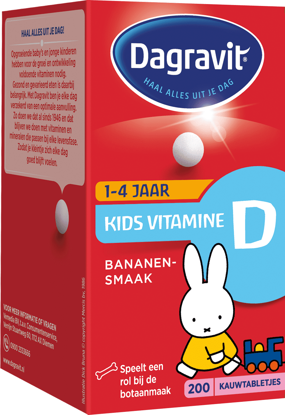 Van toepassing zijn retort aanvaardbaar Kids Vitamine D kauwtabletjes - Dagravit
