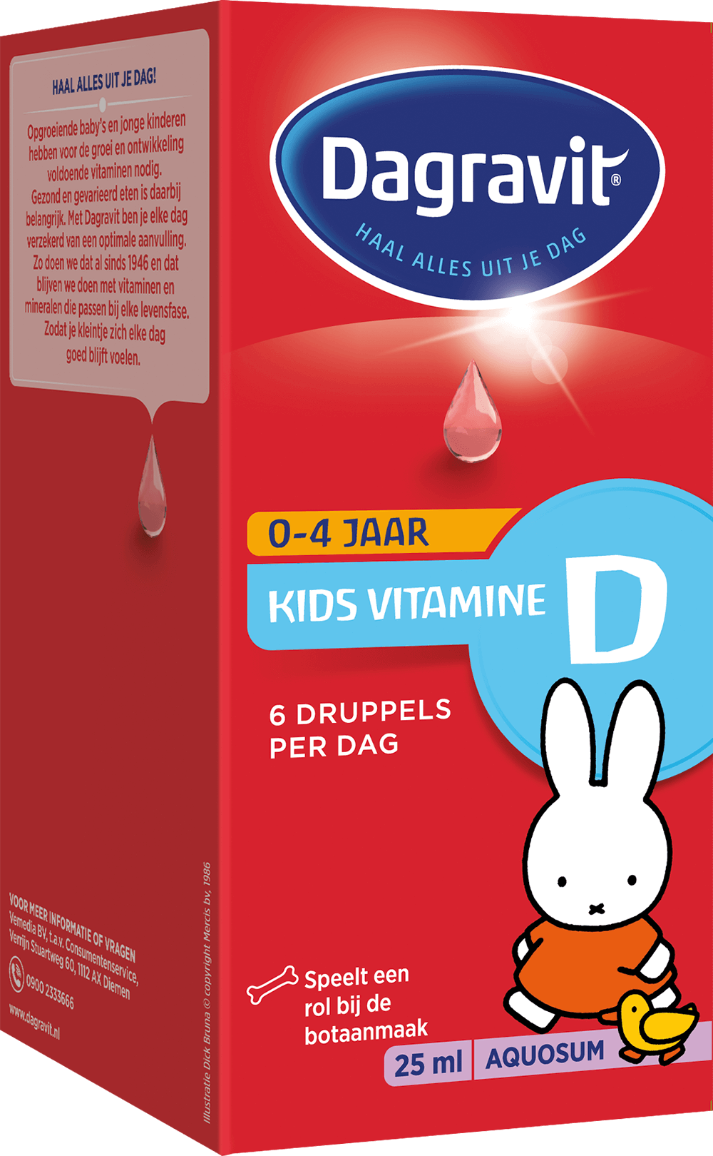 helpen Sterkte Pilfer Kids Vitamine D Olie - Dagravit